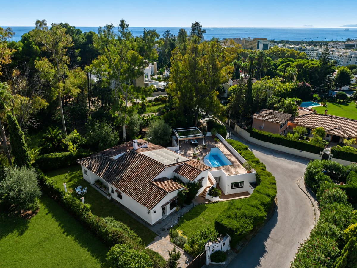Fritliggende Villa in Marbella